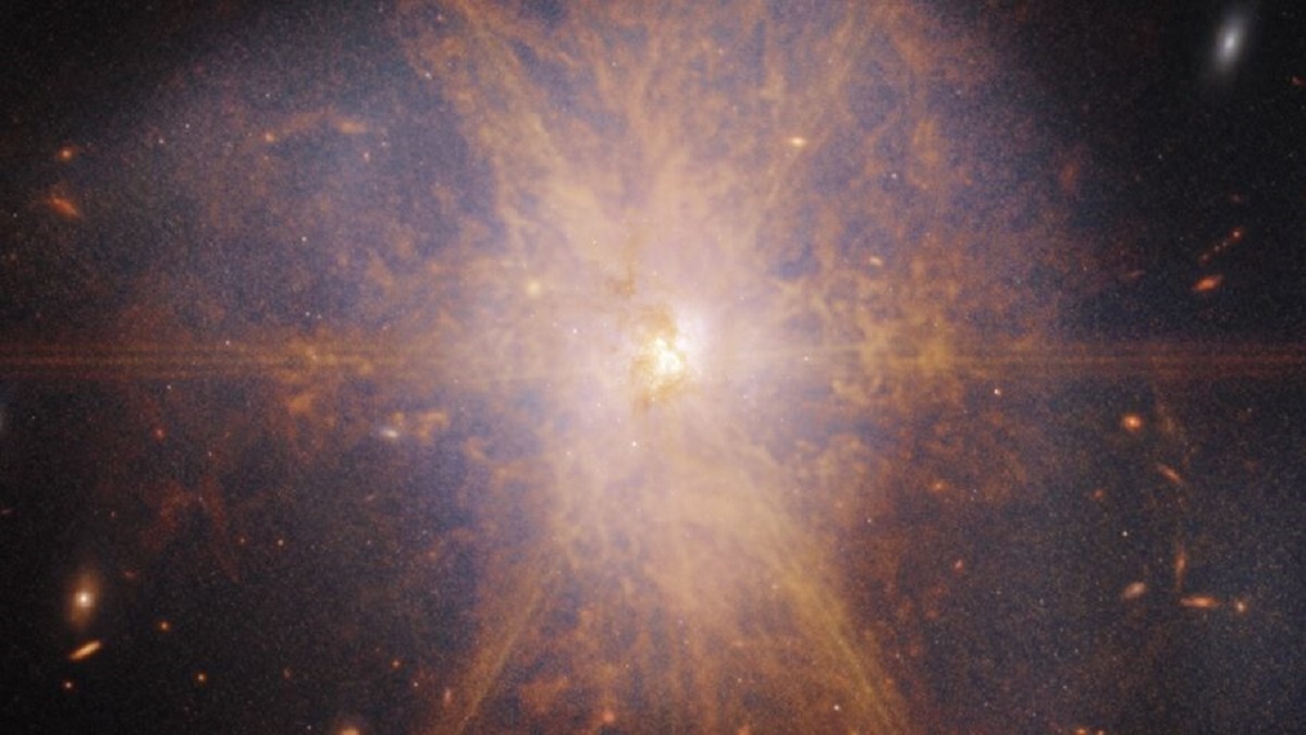 ثبت تصویری خیره‌کننده از برخورد دو کهکشان توسط جیمز وب