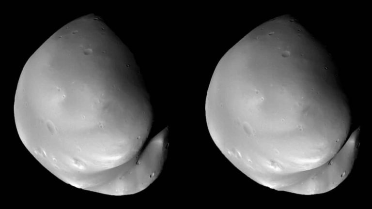 دقیق‌ترین تصاویر از قمر عجیب مریخ ثبت شد