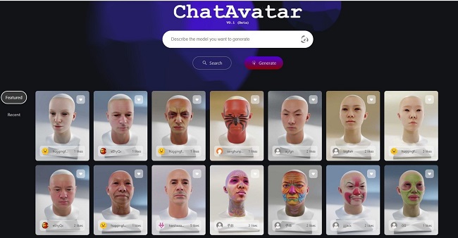 ربات هوش مصنوعی ChatAvatar معرفی شد