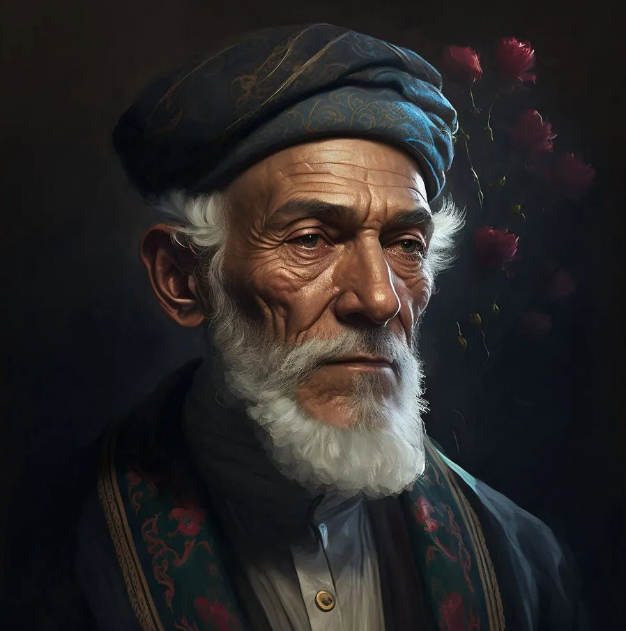 بازسازی چهره شاعران بزرگ ایرانی توسط هوش مصنوعی ؛ از رودکی تا فردوسی [+فیلم و عکس]