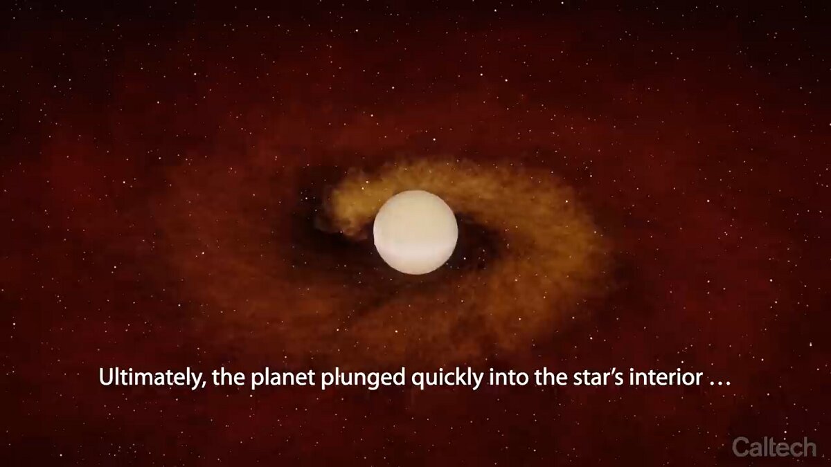 تماشا کنید: ثبت لحظه خوردن یک سیاره توسط یک ستاره [+فیلم]