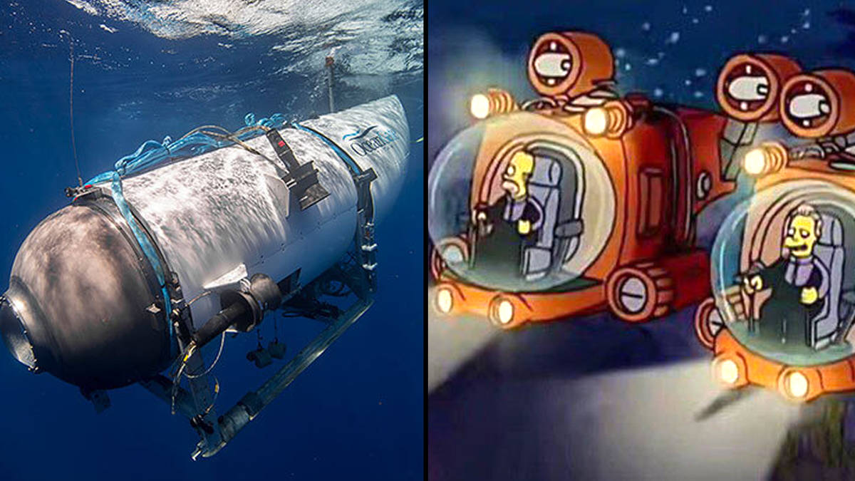 پیش‌بینی ناپدیدشدن زیردریایی تایتان در کارتون سیمپسون‌ها! [+فیلم]