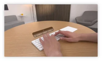 تایپ کردن با هدست اپل ویژن پرو به نمایش گذاشته شد