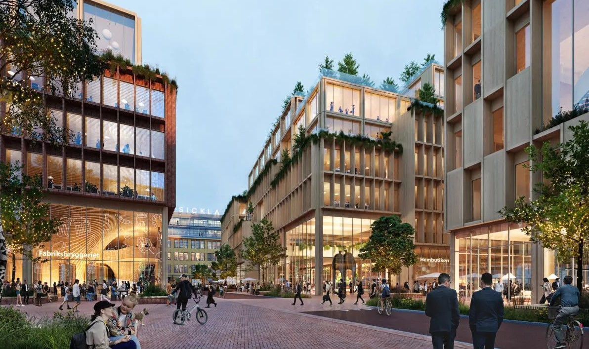 نخستین شهر کاملا چوبی جهان در استکهلم سوئد ساخته می‌شود
