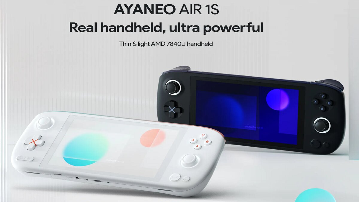 کنسول دستی Ayaneo Air 1S با پردازنده AMD Phoenix و 4 ترابایت حافظه داخلی معرفی شد