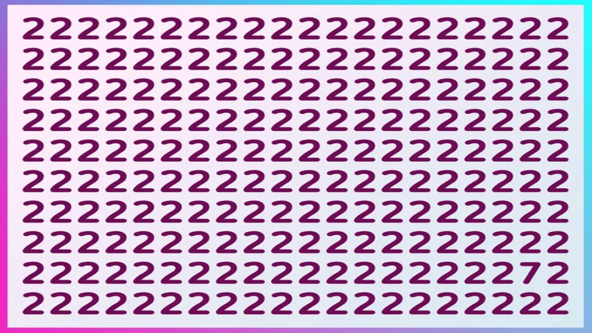 تست هوش : فقط عقاب ها عدد متفاوت را در زیر 6 ثانیه پیدا میکنند! [+ جواب معما]