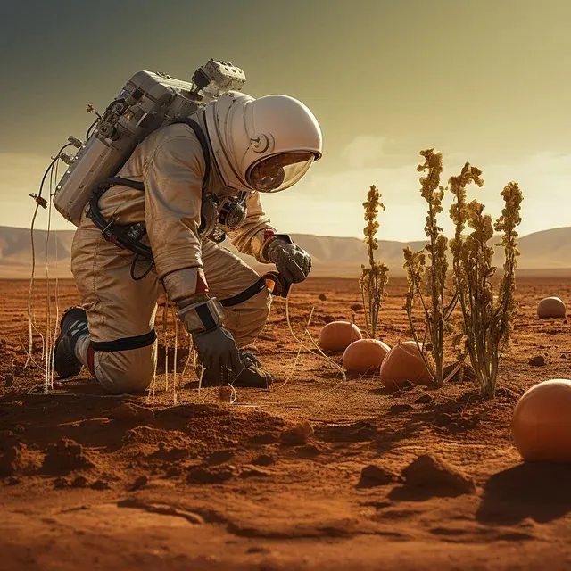 تصاویر زندگی انسان در مریخ در سال 2250
