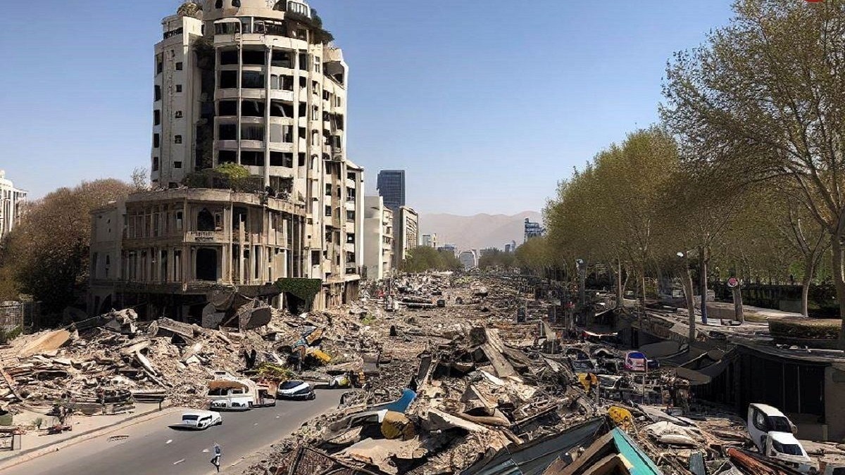 تماشا کنید‌: وضعیت تهران بعد از زلزله 7 ریشتری ؛ آخرالزمان در پایتخت!
