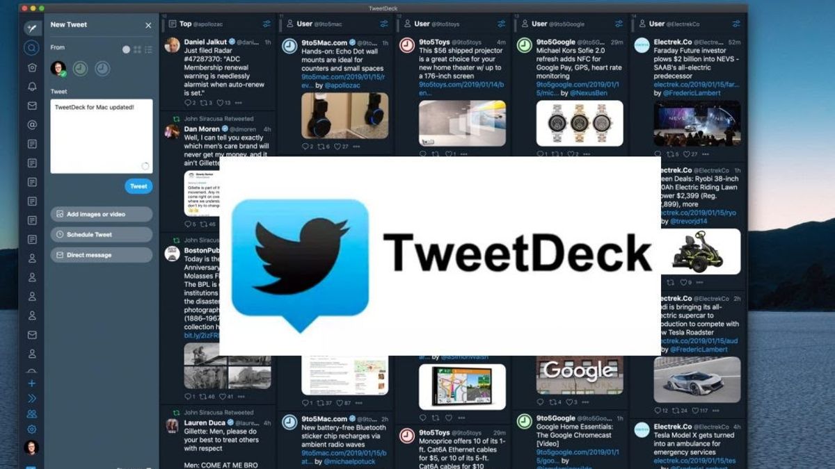 نسخه جدید TweetDeck عرضه می‌شود و فقط کاربران توییتر بلو به آن دسترسی دارند