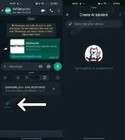 هوش مصنوعی استیکرساز واتساپ در راه است