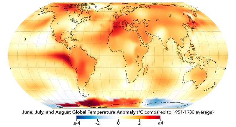 گرمترین تابستان تاریخ زمین