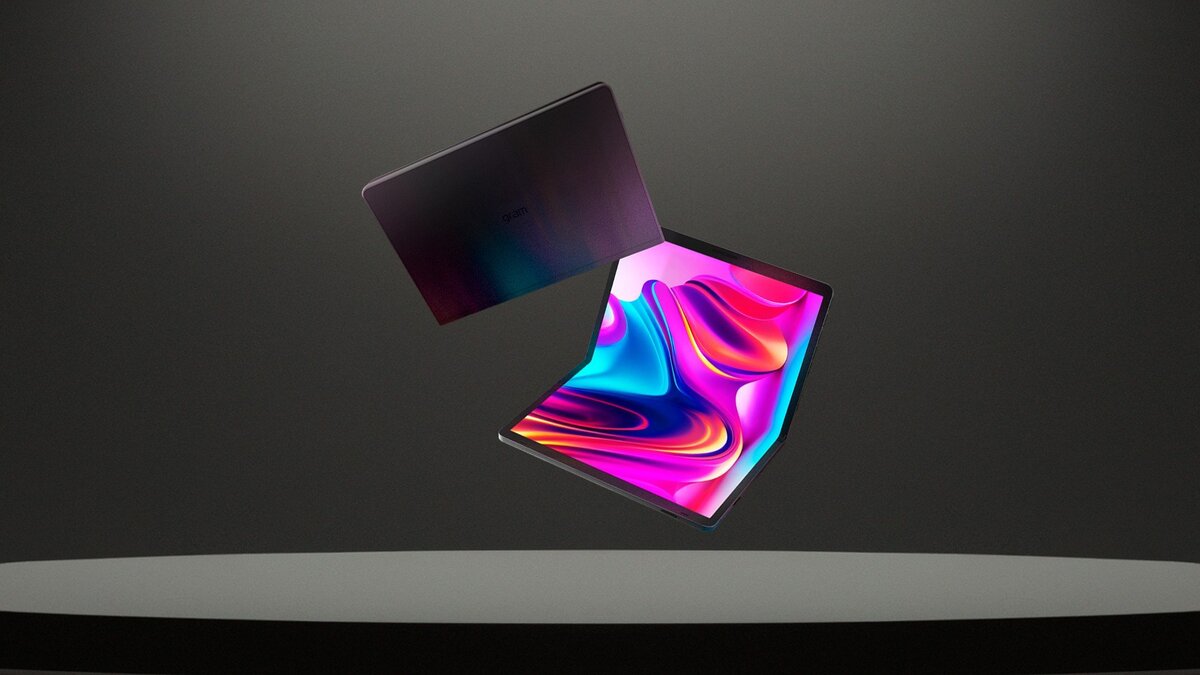 لپ تاپ الجی گرم فولد با نمایشگر OLED معرفی شد