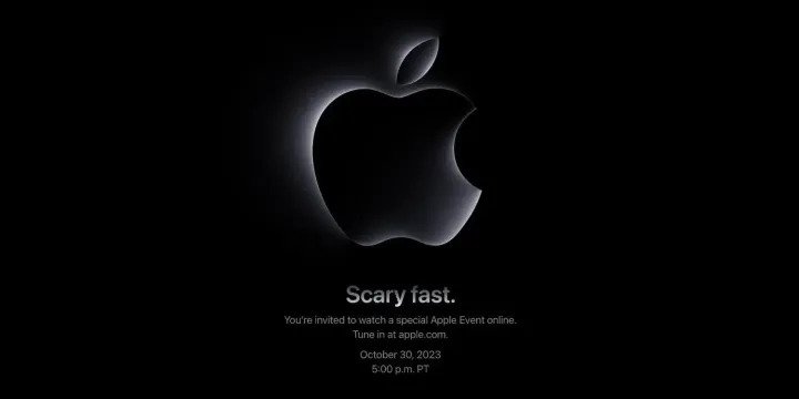 رویداد اسکری فست (Scary Fast) اپل 30 اکتبر در ساعت 5 عصر به وقت محلی (بامداد 9 آبان 1402) برگزار شد و این کمپانی در این رویداد از مک بوک پرو، آی مک، مجیک کیبورد، مجیک ماوس و... رونمایی کرد.