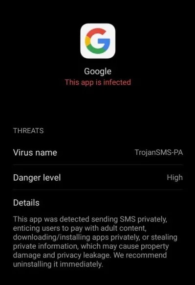 گوشی های هواوی اپلیکیشن گوگل را ویروس شناسایی می‌کنند