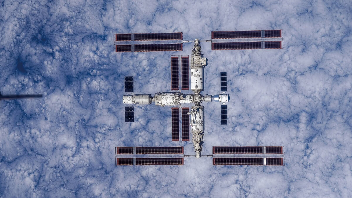 تماشا کنید: اولین تصاویر ایستگاه فضایی تیان گونگ منتشر شد