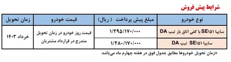 طرح فروش پراید وانت دی 1402