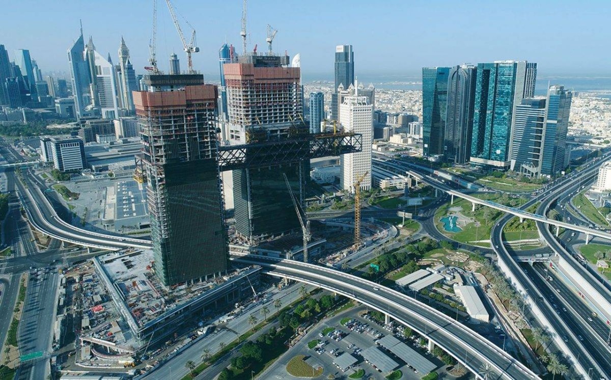 ساخت یک آسمانخراش افقی معلق در امارات