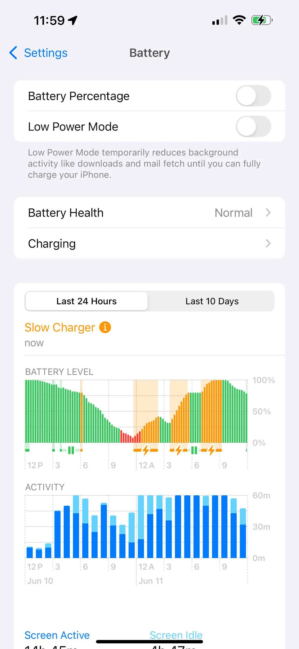 iOS 18: شما در حال استفاده از شارژر کم سرعت هستید!