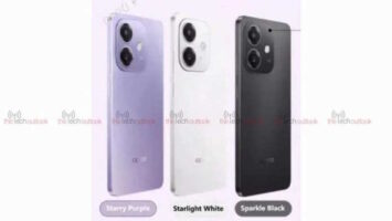 Oppo A3x with Purple, Starlight White, and Sparkle Black