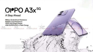 Oppo A3x with Purple, Starlight White, and Sparkle Black