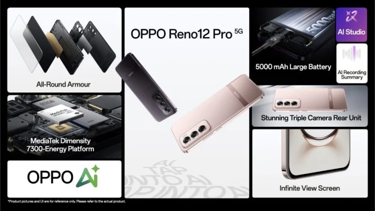 معرفی مشخصات فنی Oppo Reno 12 و Reno 12 Pro