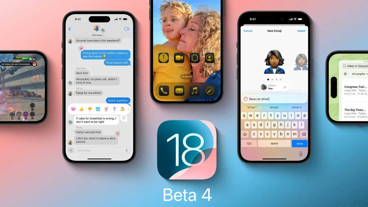 اپل نسخه iOS 18 beta 4 را برای توسعه‌دهندگان منتشر کرد