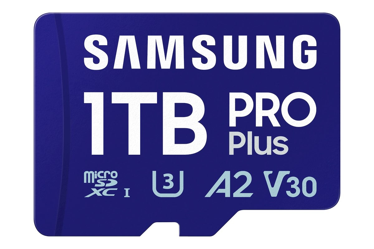 The new Samsung Pro Plus microSD card