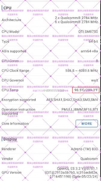 دمای اسنپدراگون 8 الیت