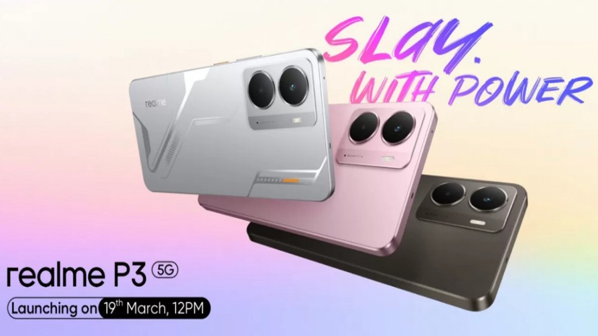 تاریخ عرضه گوشی Realme P3 5G و P3 Ultra مشخص شد