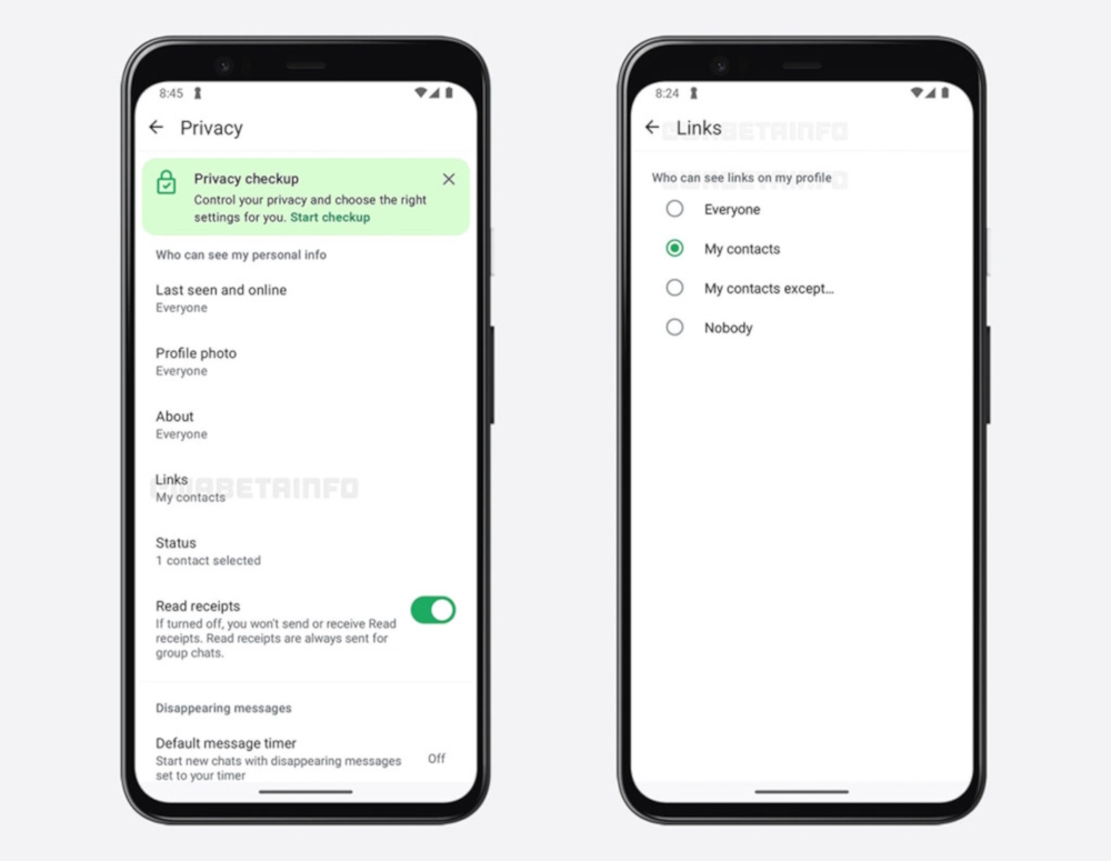 متا تنظیمات جدیدی برای حفظ حریم خصوصی لینک‌های پروفایل واتساپ اضافه می‌کند