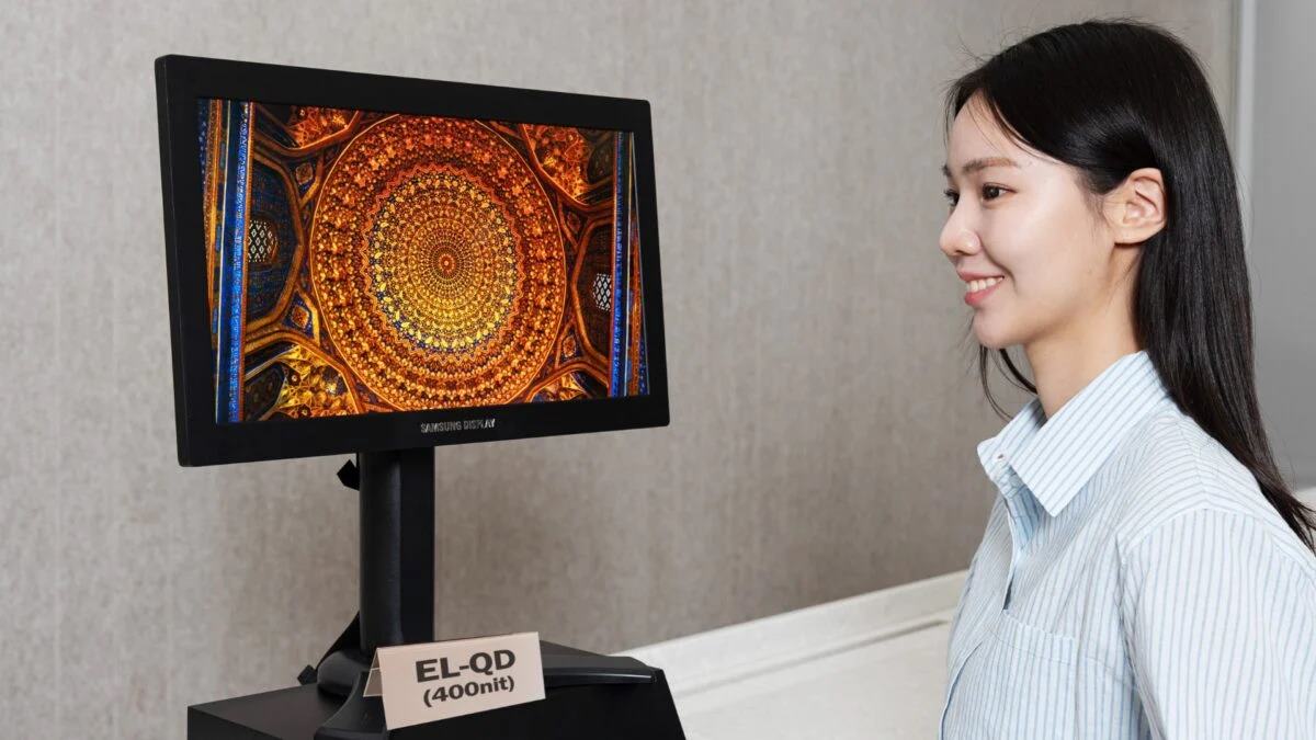 نمایشگر فوق‌پیشرفته EL-QD سامسونگ با روشنایی ۴۰۰ نیت معرفی شد