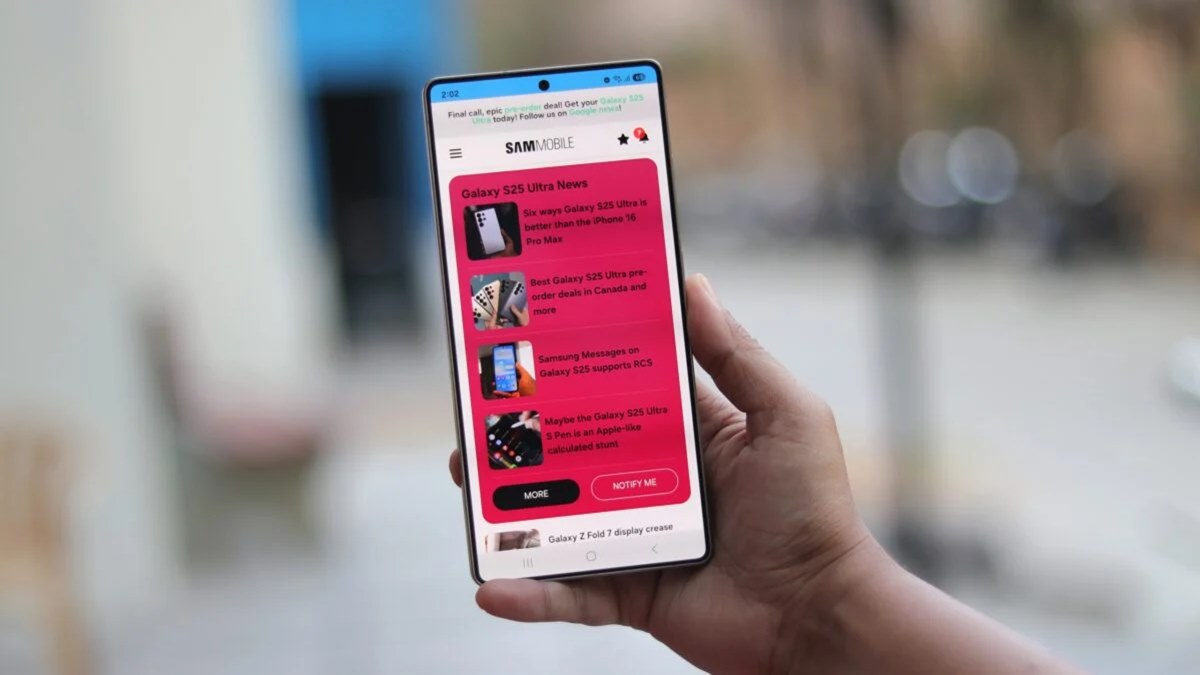 آپدیت مرموز و حجیم 1.2 گیگابایتی برای گوشی Galaxy S25 منتشر شد