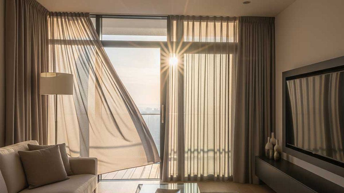 طلوع و غروب خورشید در دستان شما: کنترل هوشمند نور با پرده برقی