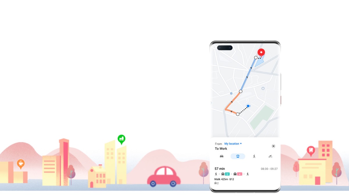 پتال مپس هواوی حالا مسیر یابی آفلاین را هم پشتیبانی می‌کند