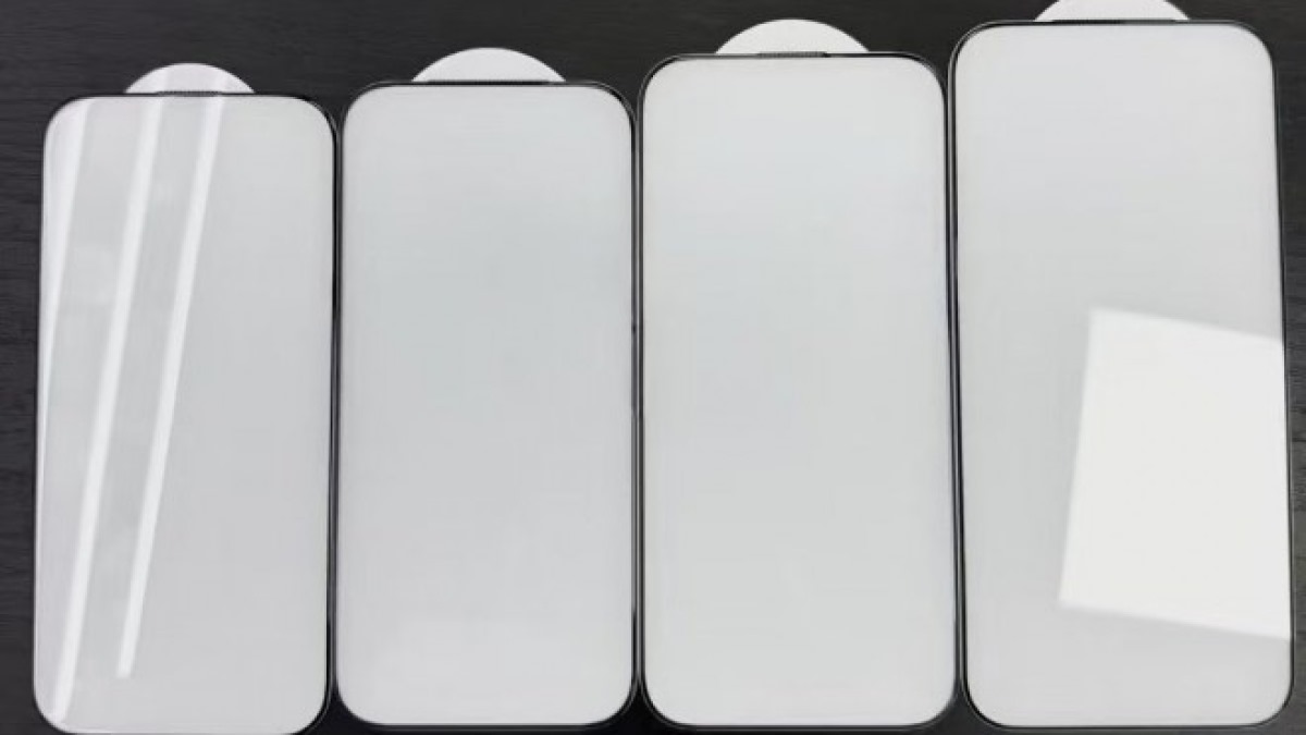 تصاویر فاش‌شده از محافظ صفحه آیفون 17 اختلاف اندازه نمایشگر مدل‌ها را نشان می‌دهد