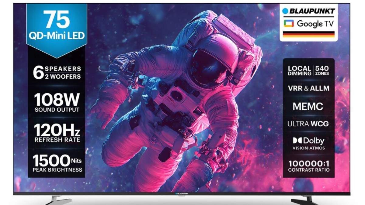 تلویزیون‌های جدید بلاپونکت مینی کیودی معرفی شدند