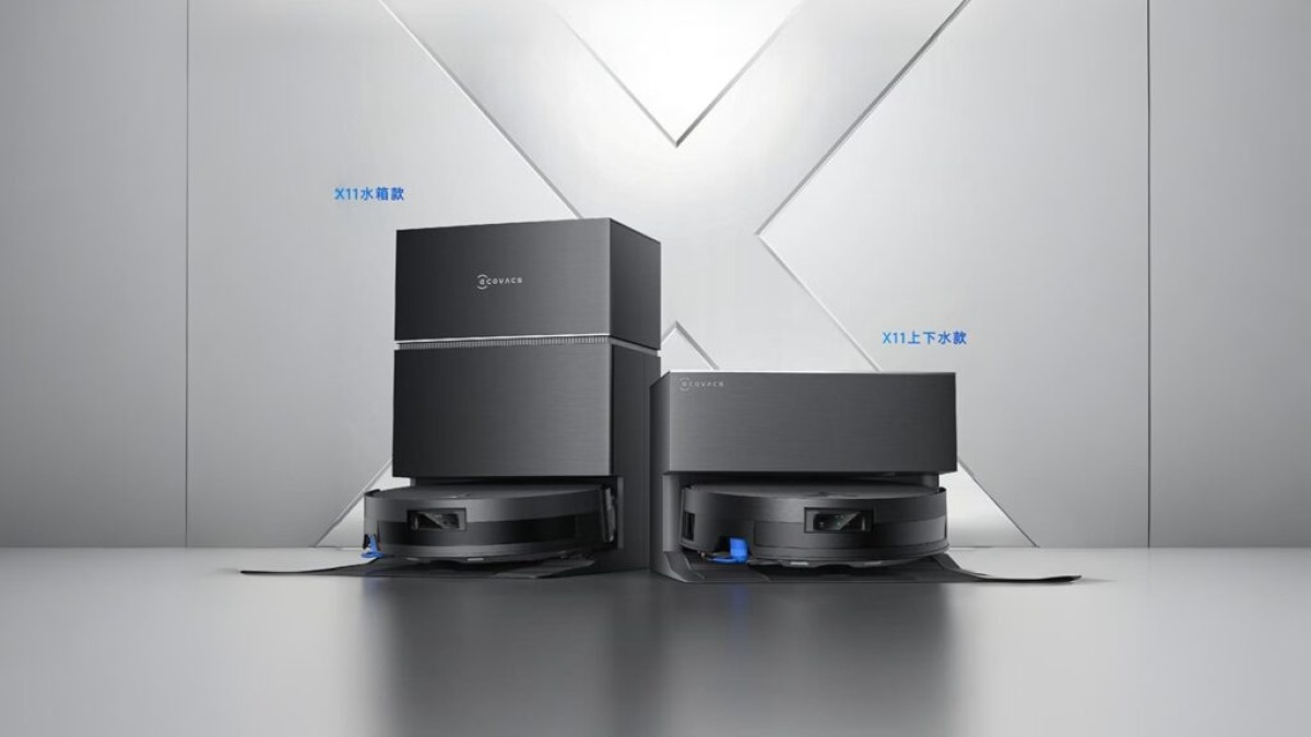 ربات جاروبرقی و تی کشویی اکووکس ایکس 11 با مکش 24800 پاسکال معرفی شد