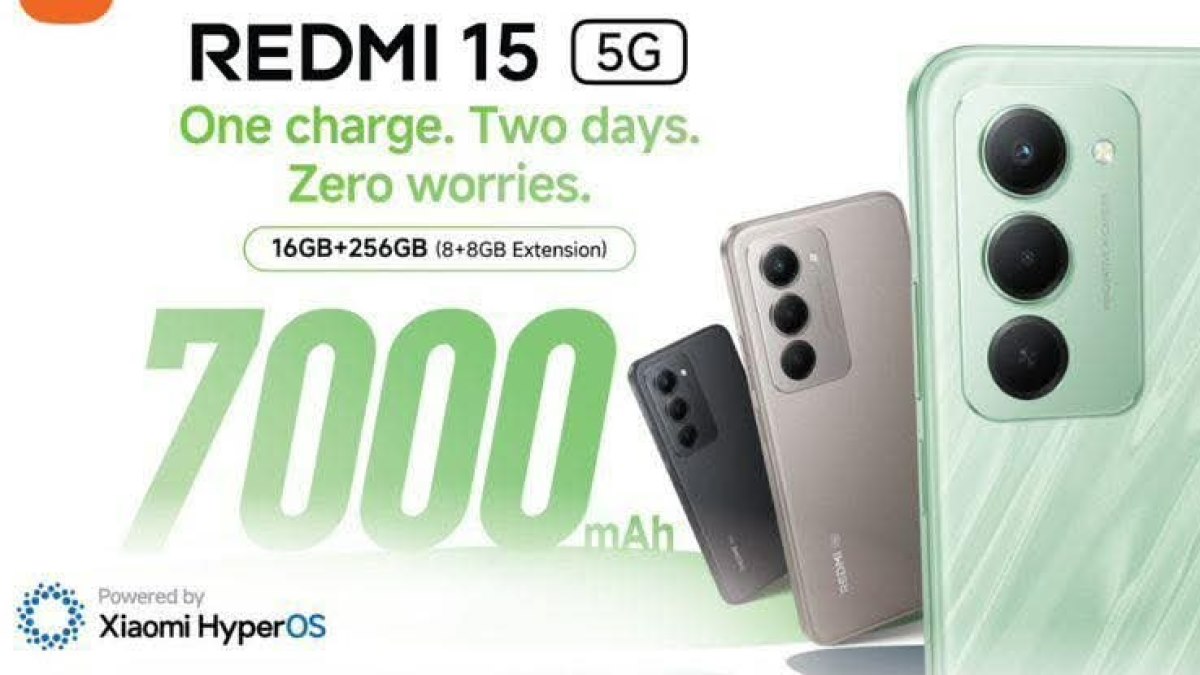 از ردمی 15 فایوجی با نمایشگر 144 هرتزی و باتری 7000 میلی‌آمپری رونمایی شد