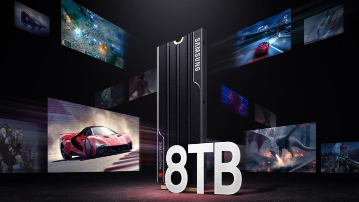 سامسونگ حافظه اس اس دی 9100 پرو 8 ترابایتی با سرعت خواندن 14800 مگابایت بر ثانیه عرضه کرد