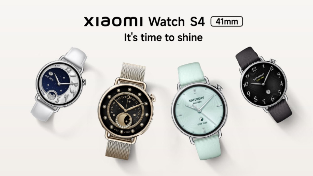 شیائومی واچ اس 4 با قطر 41 میلی‌متر به صورت جهانی عرضه شد