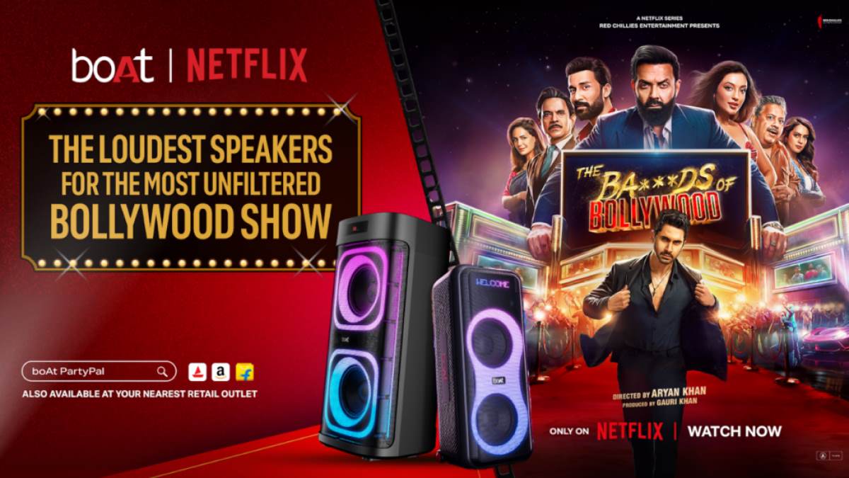 اسپیکر جدید PartyPal 700 از کمپانی boAt با همکاری نتفلیکس هند معرفی شد