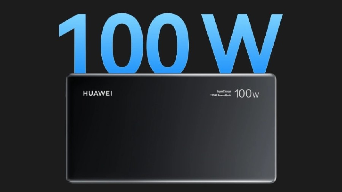 هواوی اولین پاوربانک 100 واتی خود را با گواهینامه UFCS 1.2 عرضه کرد