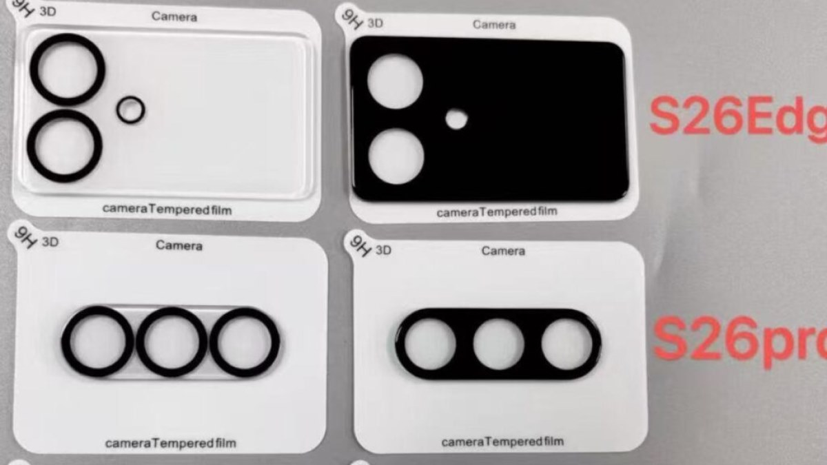 طراحی متفاوت دوربین‌ها در سری گلکسی اس 26 لو رفت
