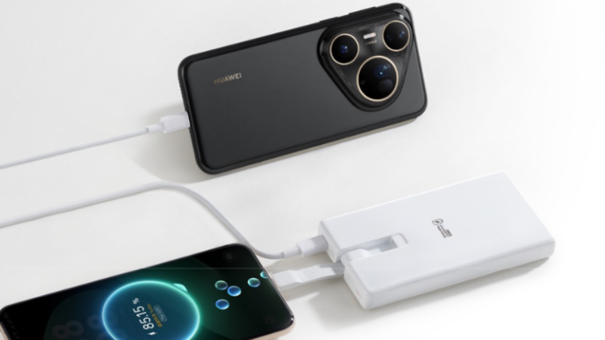 هواوی پاوربانک 100 واتی با کابل داخلی را در چین معرفی کرد