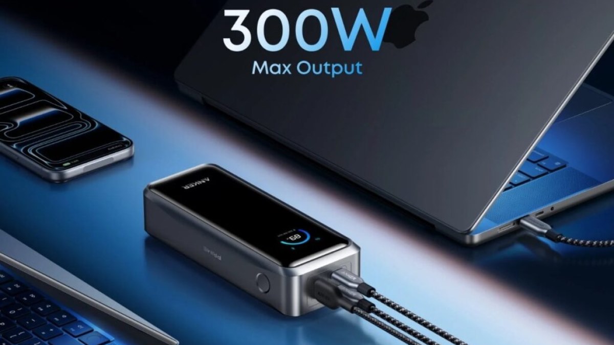 پاوربانک 26 هزار میلی‌آمپری انکر با شارژ همزمان دو دستگاه در ۱۴۰ وات معرفی شد