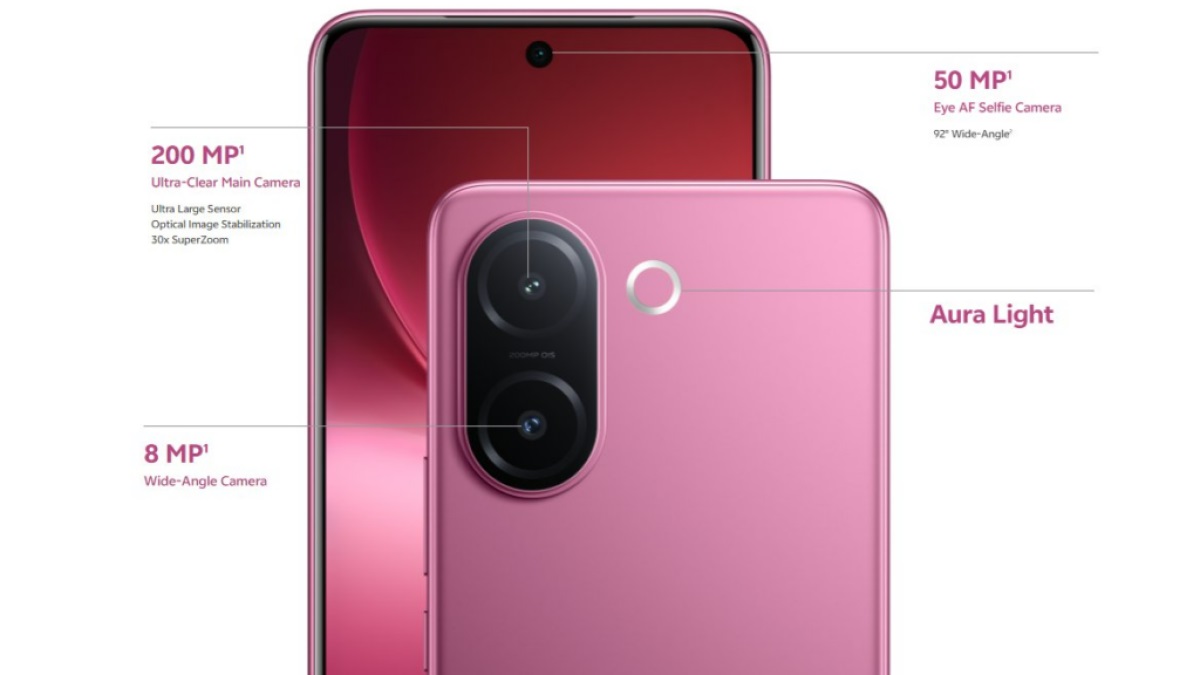 از ویوو وی 60 ای با دوربین 200 مگاپیکسلی و تراشه دایمنسیتی 7360 در هند رونمایی شد