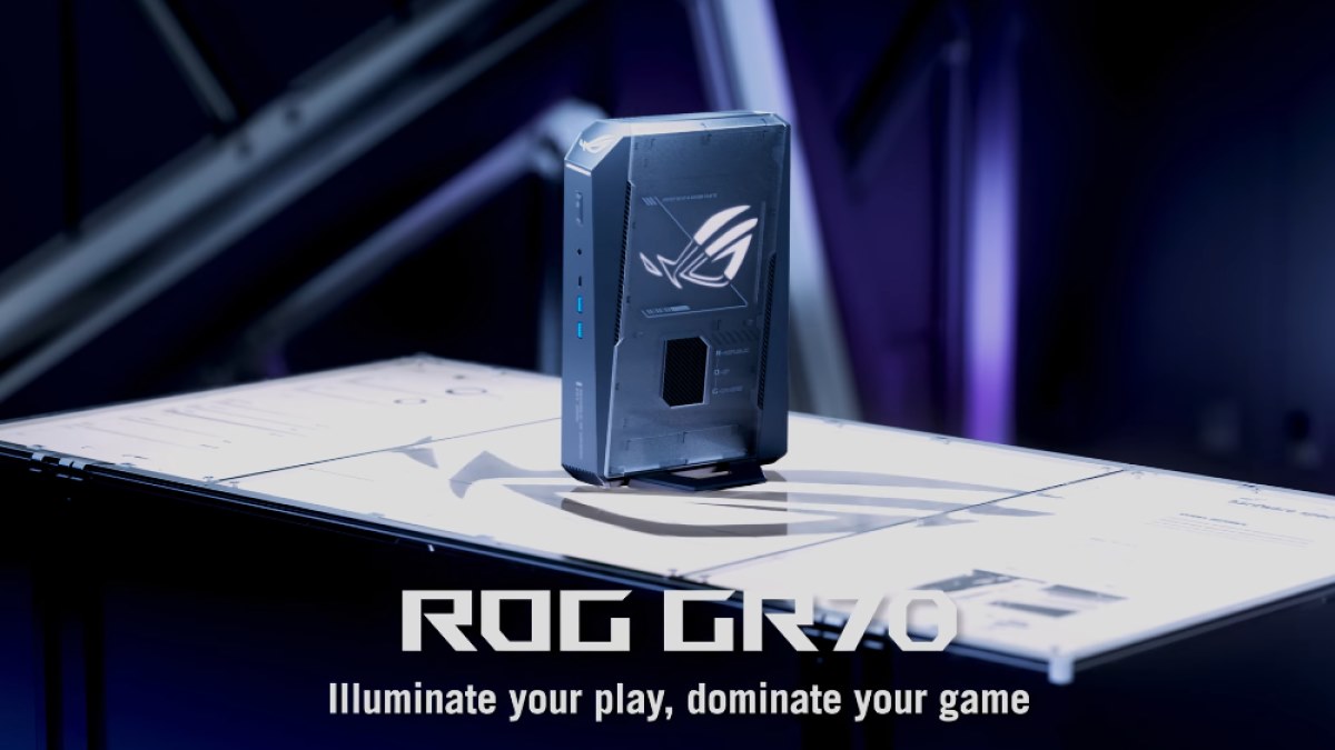 ایسوس از مینی کامپیوتر گیمینگ ROG GR70 با پردازنده رایزن ۹ و گرافیک RTX 5070 رونمایی کرد