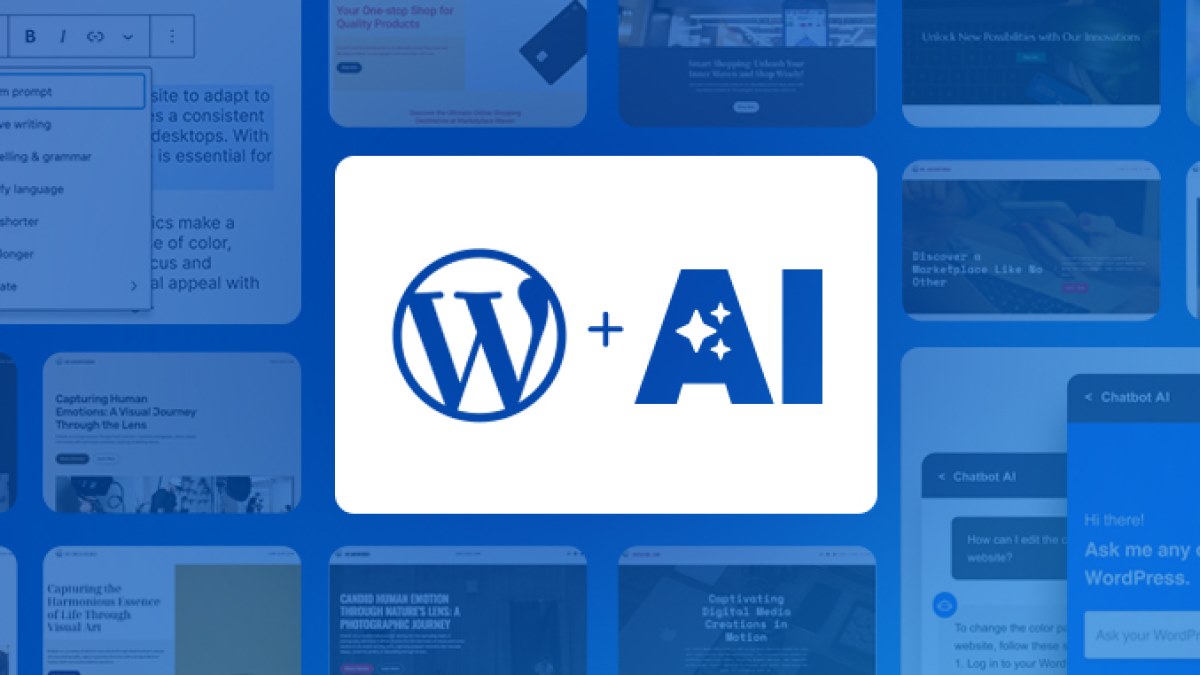 وردپرس با هوش مصنوعی; روشی هوشمندانه برای ساخت وب سایت