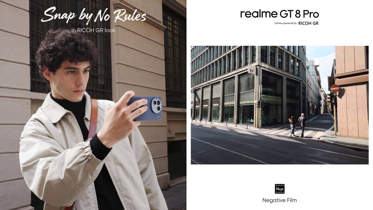 ریلمی جی تی 8 پرو با همکاری ریکو معرفی شد ؛ گوشی مخصوص عکاسی خیابانی