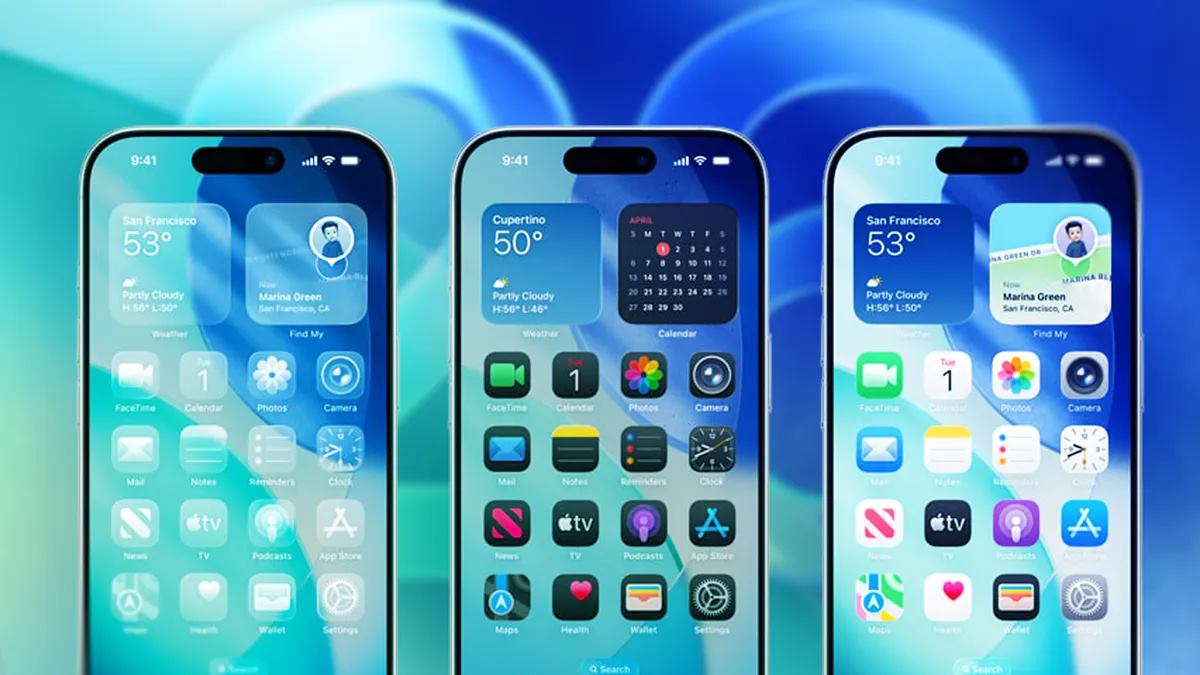 تنظیم جدید در سیستم عامل iOS 26.1 به کاربران اجازه می‌دهد ظاهر طراحی شیشه‌ای آیفون را تغییر دهند